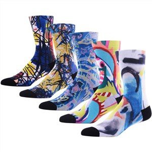 360 Kaus Kaki Cetak Sublimasi Wanita