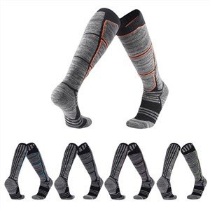 Kaus Kaki Ski Olahraga Kering Setinggi Lutut Pria Luar Ruangan