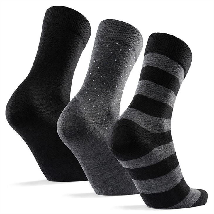 Kaus Kaki Gaun Klasik Berpori Wol Merino