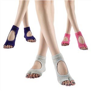 Olahraga Kaus Kaki Non Slip Dua Jari Kaki